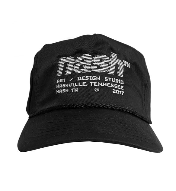 retro nylon halftone rope hat