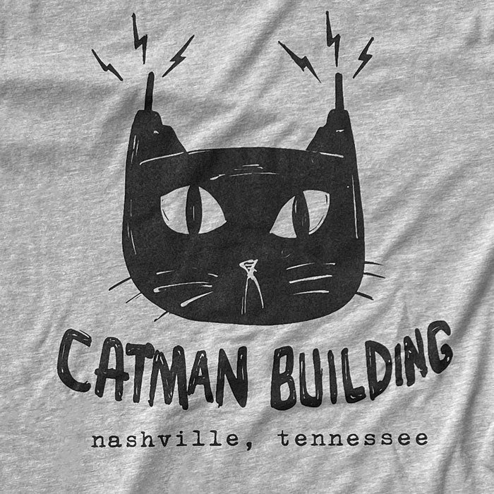 Catman Building T-Shirt