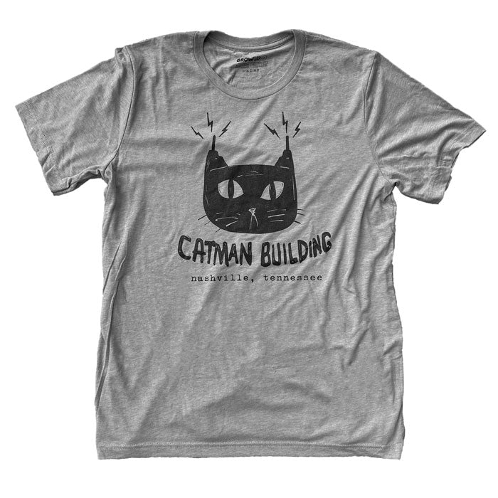 Catman Building T-Shirt