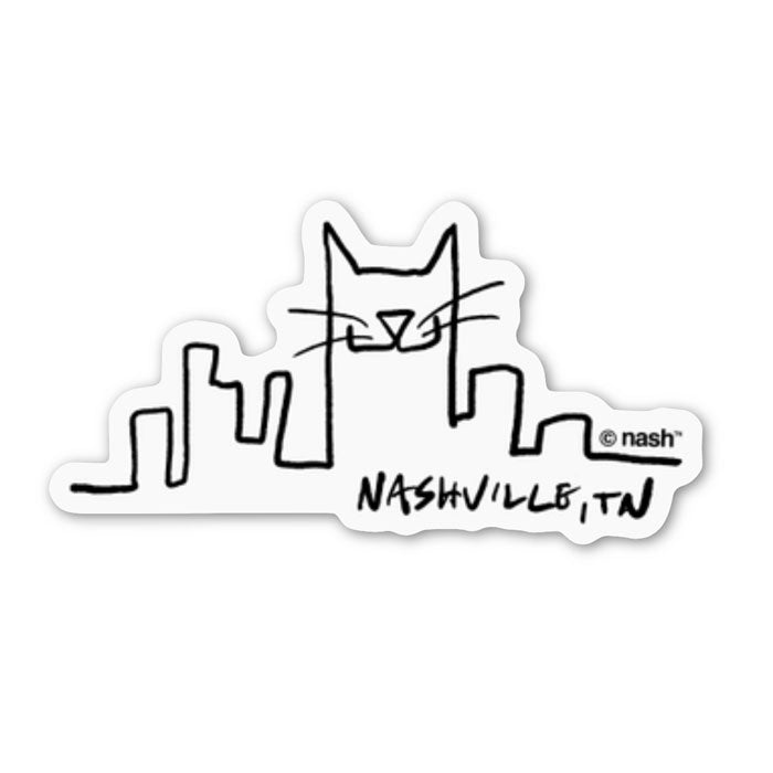 Catman Building™ Sticker