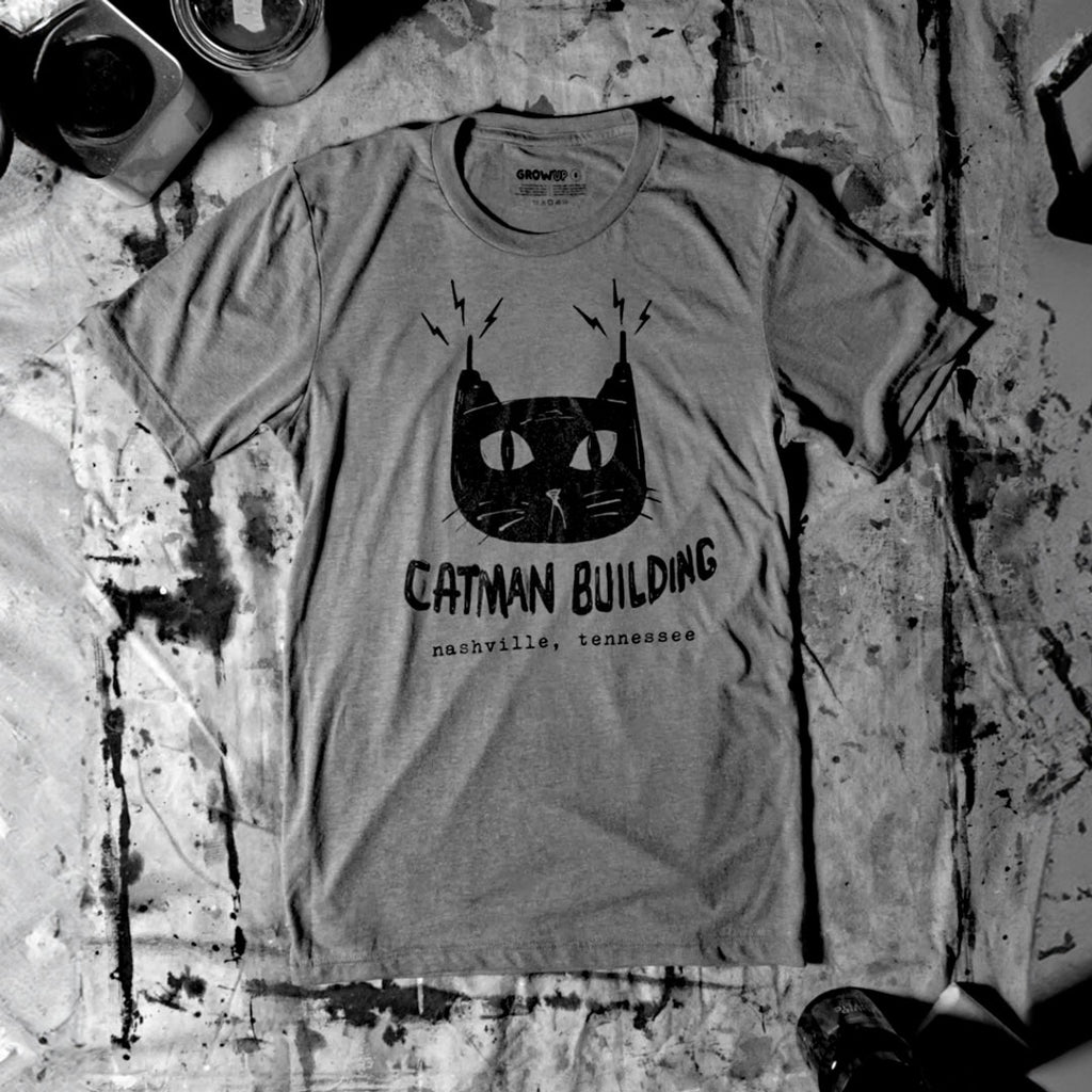 Catman Building T-Shirt