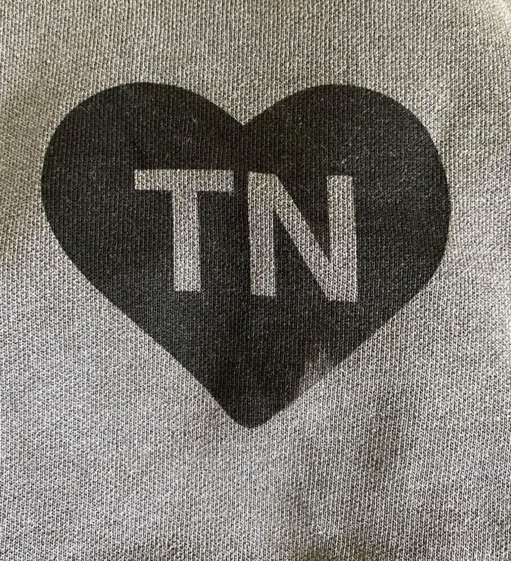 ISSUE - Gray Heart Hoodie PUFF Issue