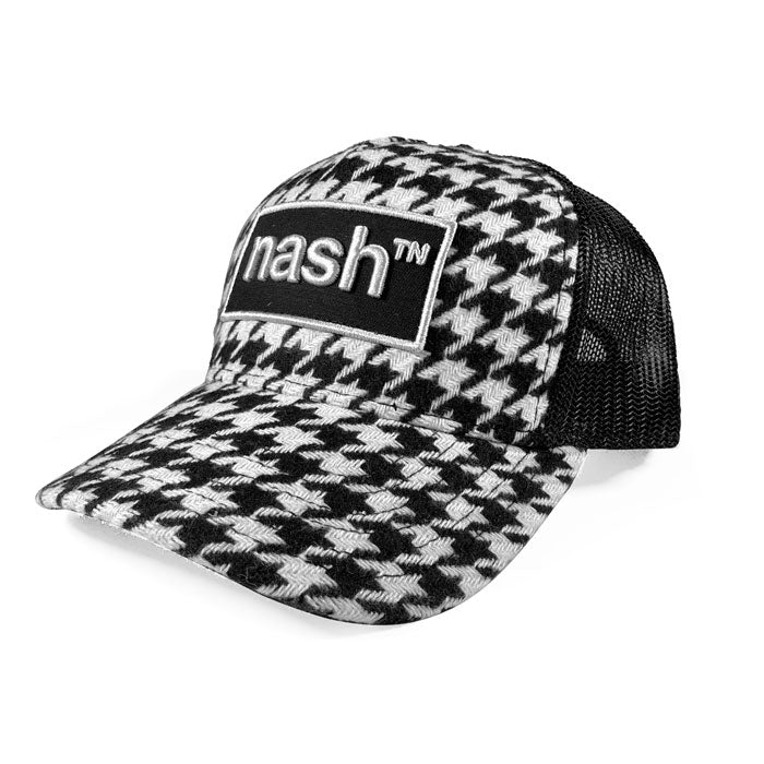 Houndstooth nashTN Patch Hat