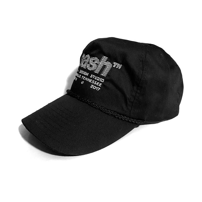 retro nylon halftone rope hat