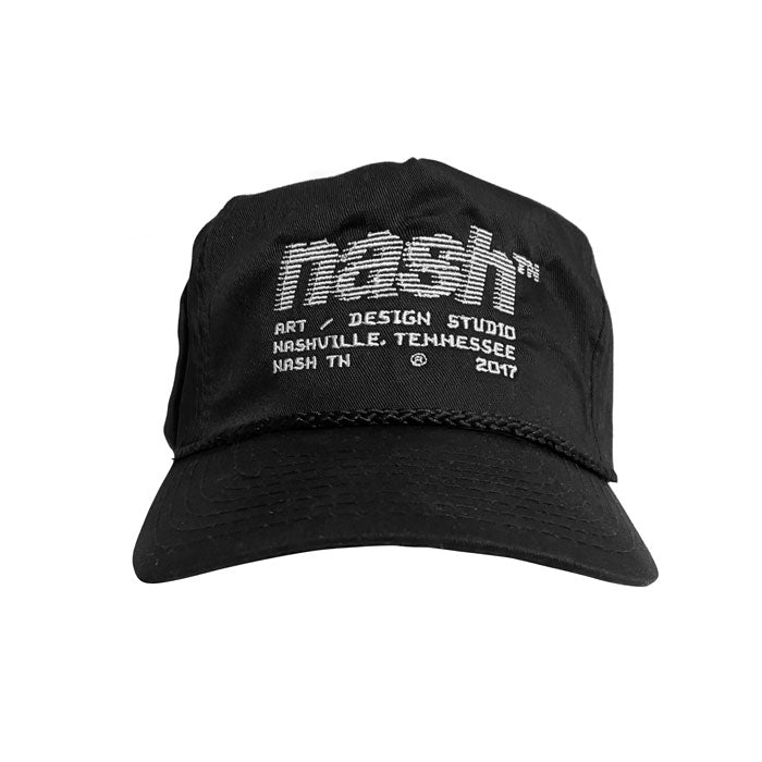 retro nylon halftone rope hat