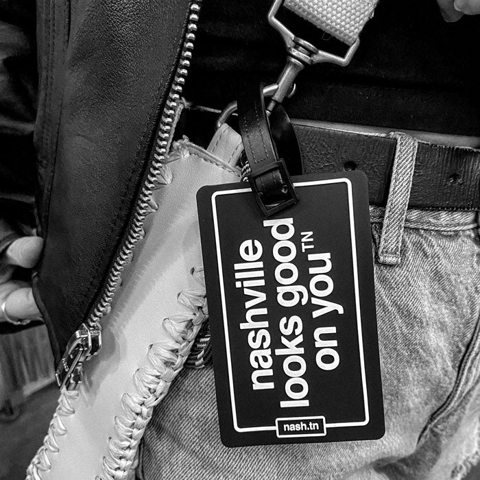 nashville luggage tag