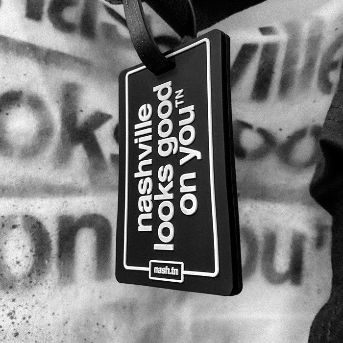 nashville luggage tag