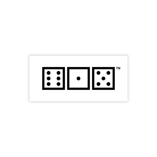 3 black squares side by side in a row on a white background. There are black dots inside each square. Square one has six dots, square two has one dot, and square three has five dots. 615 is the area code for Nashville, Tennessee.